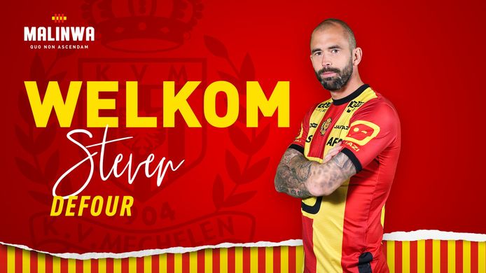 Steven Defour is terug bij KV Mechelen.