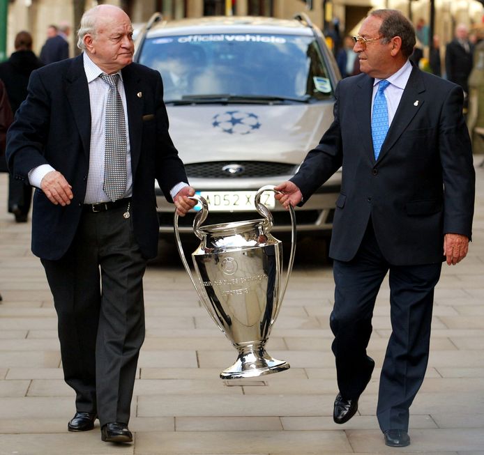 Alfredo Di Stéfano en Francisco Gento.