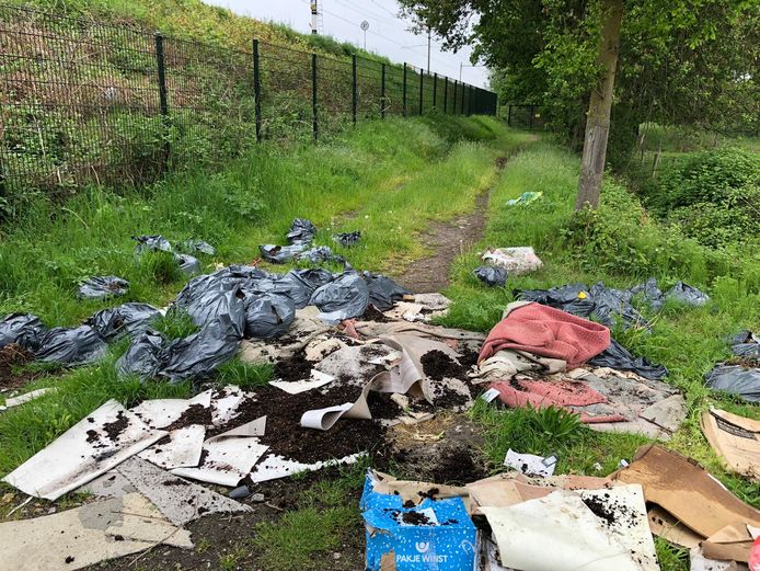 Dumping van drugsafval (archieffoto).