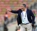 Henk ten Cate, begin 2020 als hoofdtrainer van ex-werkgever Al-Ittihad Club.