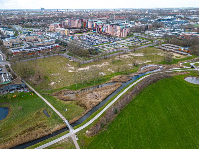 De ‘Stadsrand’ in de Zwolse buurt Oosterenk waar woningbouw moet komen.