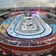 Mobiele schaatsbaan in Olympisch Stadion goed voor NK