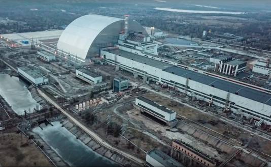 De oude kerncentrale van Tsjernobyl