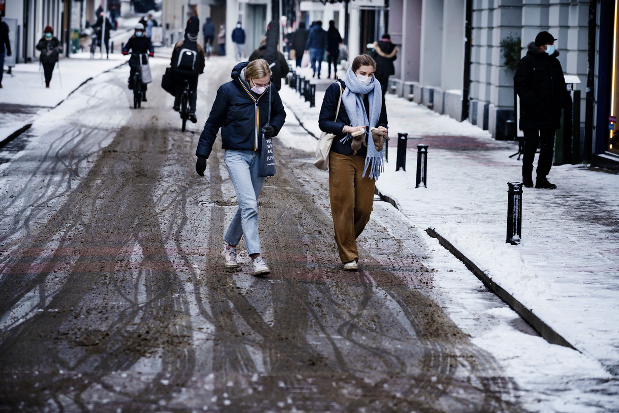 Ook in Gent regeert koning Winter. Beeld © Eric de Mildt