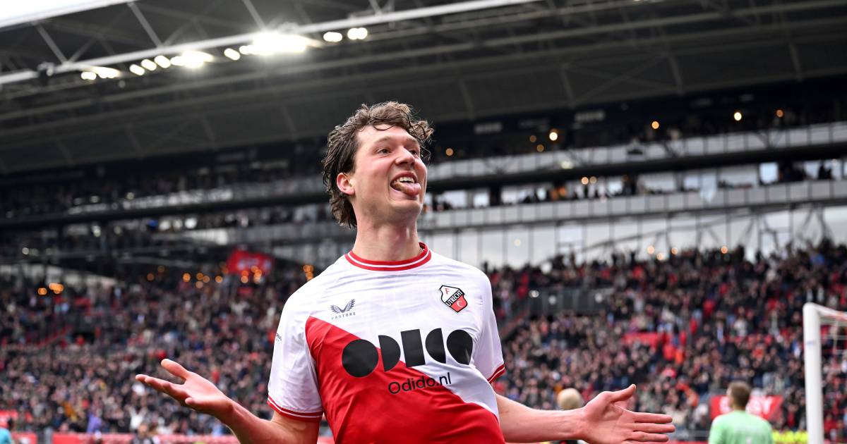 Sam Lammers helpt FC Utrecht aan zege op concurrent NEC en krijgt plek ...