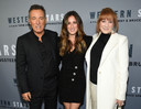 Jessica Springsteen met haar ouders Bruce en Jessica in 2019.