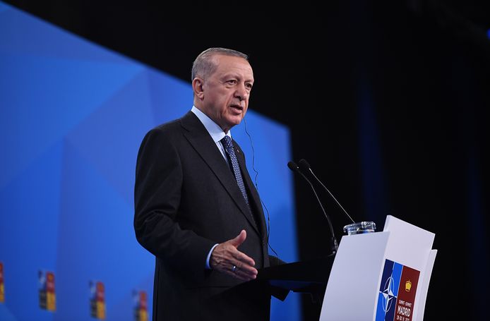 Turkse president Recep Tayyip Erdogan.