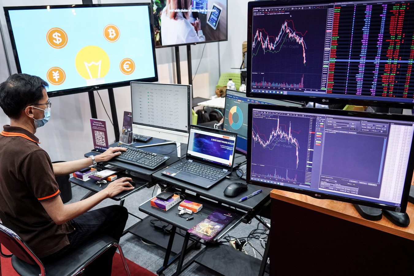 Cryptomarkt wordt getroffen door een orkaan die beleggers met