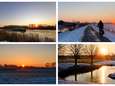 Zonnig en koud, zonsopgang zorgt voor prachtige weerfoto's