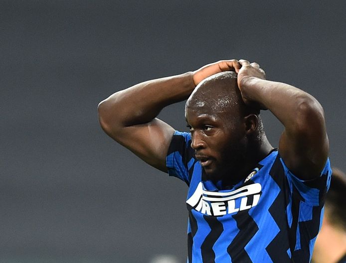 Romelu Lukaku is met Inter uitgeschakeld in de Copa Italia.