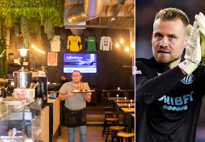 Het personeel van Twenty Two Coffee in Sint-Truiden moest vandaag heel wat babbeltjes slaan over de prestatie van hun baas Simon Mignolet.