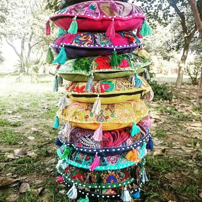 Bohemian kussentjes.
