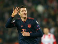 Sensationele Lewandowski leidt Bayern met vier goals in kwartier langs Rode Ster