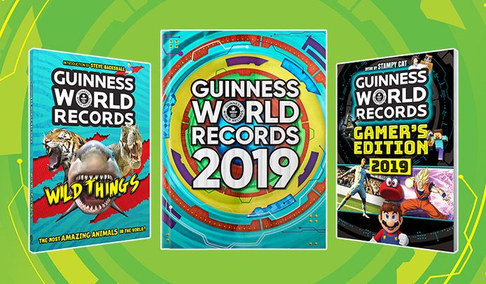 The Guinness Book of Records 2019 staat ook dit jaar vol met bizarre en indrukwekkende records.