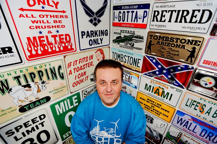 20181220 - Milan Albicher from Breda visited all American states except Hawaii and Alaska and took the necessary signs with him.