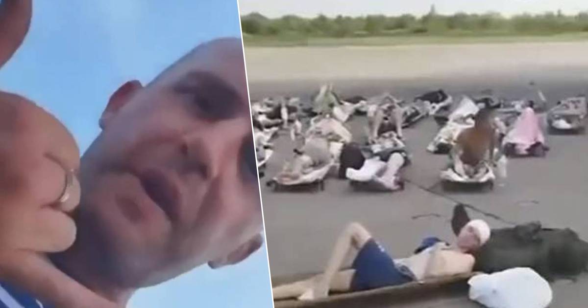 Pictures of injured Russian soldiers on a sweltering runway embarrass Putin: “They treat us like cattle.” |  Ukraine and Russia war