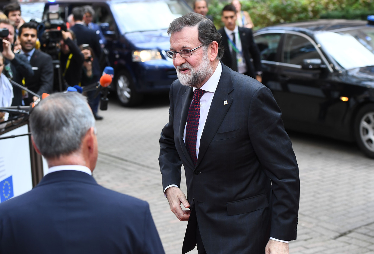 Spaans premier Rajoy. Beeld afp