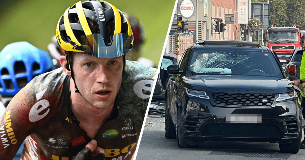 Toestand Nathan Van Hooydonck niet kritiek na zwaar ongeval, renner Jumbo-Visma verder onderzocht.