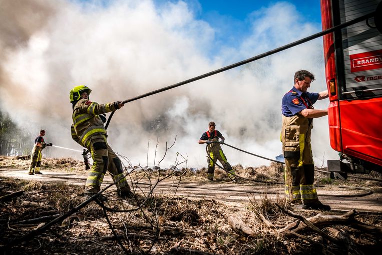 Herkenbosch in Limburg ontruimd vanwege brand in natuurgebied: 'Daar gaat mijn huis, dacht ik even' 