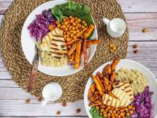 Wat Eten We Vandaag: Quinoa veggie bowl met halloumi