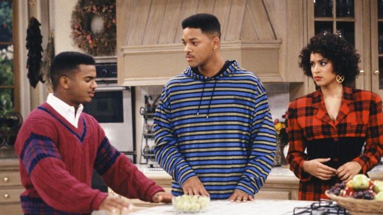 Will Smith in 'The Fresh Prince of Bel Air'. Beeld Amazon