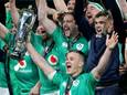Ierland viert de winst.