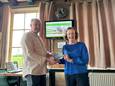 Ko Kallewaard en burgemeester Loes Meeuwisse bij de ingebruikname van de ColijnApp.