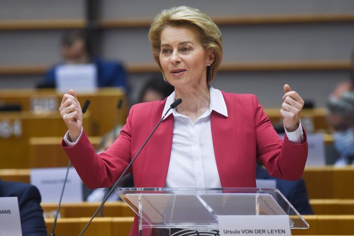 Europees Commissievoorzitster Ursula von der Leyen.