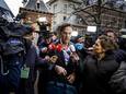 Premier Mark Rutte komt aan op voor het gesprek over de uitslag van de Provinciale Statenverkiezingen.