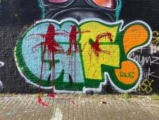 Muurschildering Def Rhymz in Rotterdam na maand alweer overgespoten: ‘Dit is gewoon grafschennis’