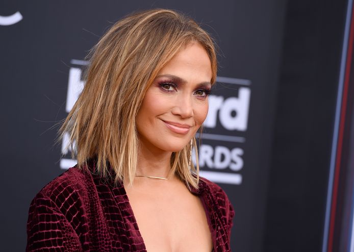 Jennifer Lopez op de Billboard Music Awards in mei 2018 in Las Vegas.