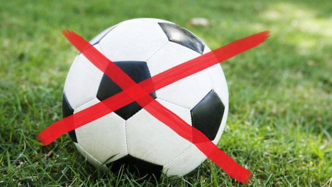 Het regent afgelastingen in het amateurvoetbal 