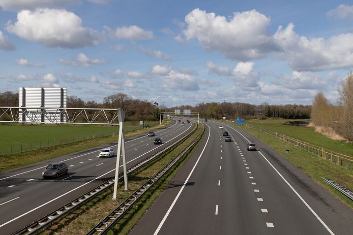De A35 tussen Hengelo en Enschede.