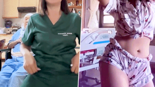Bejaardenverzorgster (35) gaat viraal met sexy dansjes voor neus patiënten