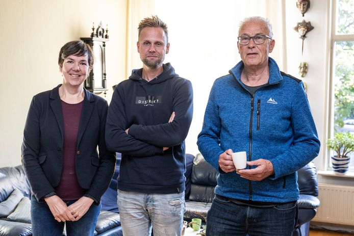 Katherine Kolff, Ward Poppen en Anne Polhout, actieve leden van de netwerkorganisatie De Kringen.