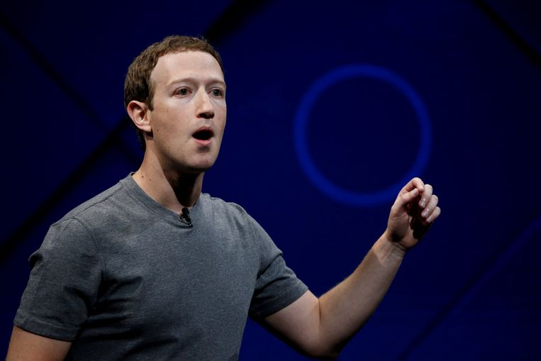 Mark Zuckerberg zou nu toch bereid zijn om zich in het Amerikaans parlement te verantwoorden voor het schandaal rond Camebridge Analytica Beeld REUTERS