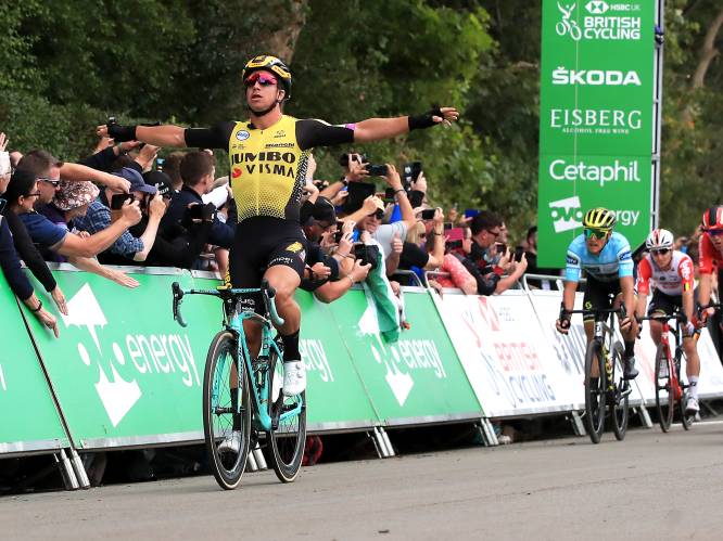 Hattrick voor Groenewegen in Tour of Britain, Van der Poel verliest leiderstrui