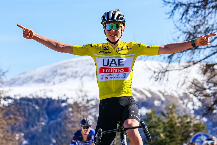 Tadej Pogacar a écœuré la concurrence sur les routes de Paris-Nice.