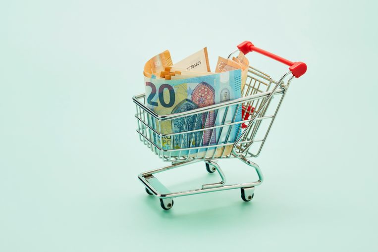 De inflatie is deze maand opnieuw gedaald. Beeld Getty Images
