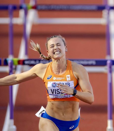 Nadine Visser baalt na mislopen hordenfinale: ‘Mijn vorm is niet zo goed als ik dacht’