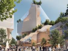 Stoffig winkelcentrum Heuvel moet plaatsmaken voor hypermodern, groen stadshart met ‘muziektoren’