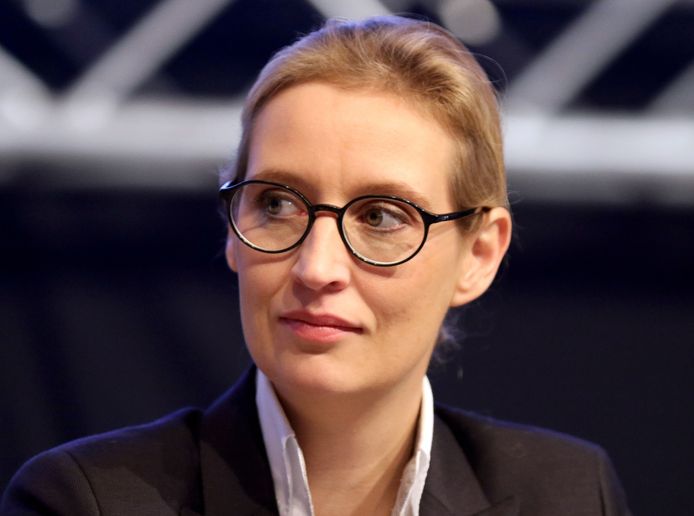 Alice Weidel van de extreemrechtse partij 'Alternative für Deutschland’.