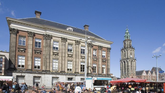 De Grote Markt in Groningen.