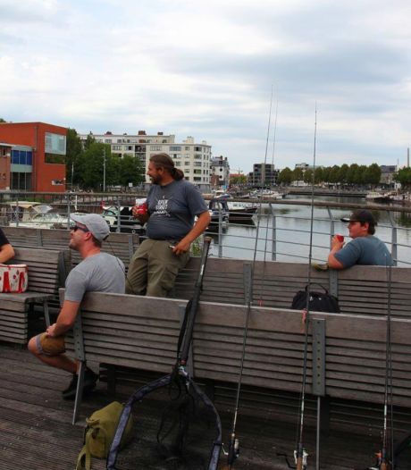 Gent decor voor leuke wedstrijd ‘Streetfishing’: “Heel veel vis op onze wateren, maar niet om op te eten”