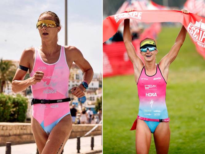 Waarom triatlete Emma Pallant-Browne haar menstruatievlek niet verstopt: “Je kunt er anderen mee helpen”