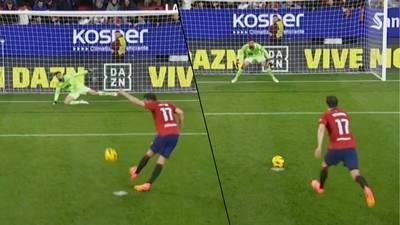 Le penalty complètement raté de Budimir qui coûte cher à Osasuna