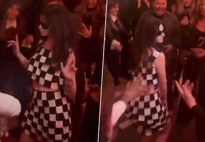 KIJK. Anne Hathaway steelt de show op feestje in Milaan terwijl ze twerkt op ‘Anaconda’ van Nicki Minaj