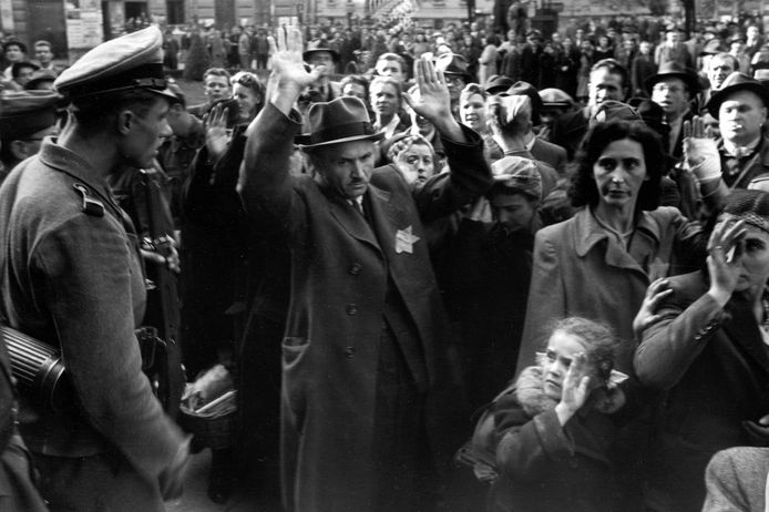 Deportatie van Joden in Boedapest, 1944.