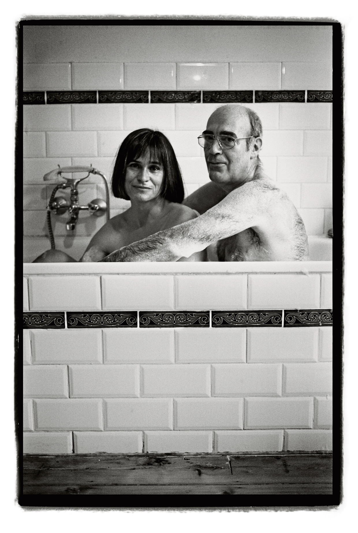 Kristien Hemmerechts en Herman de Coninck. Beeld Digital images