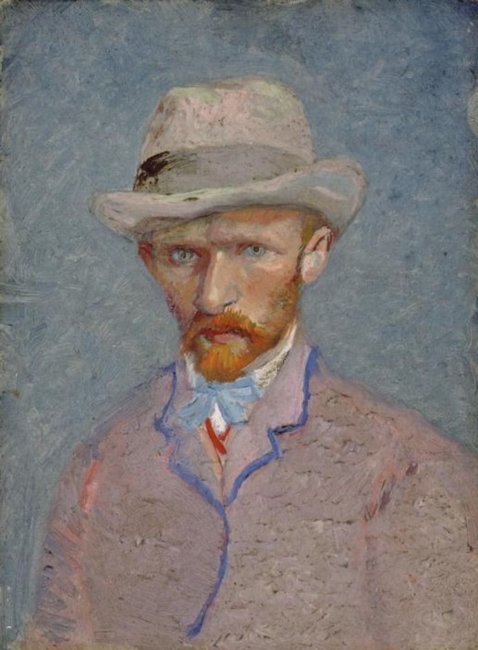Zelfportret van Vincent van Gogh uit 1887.